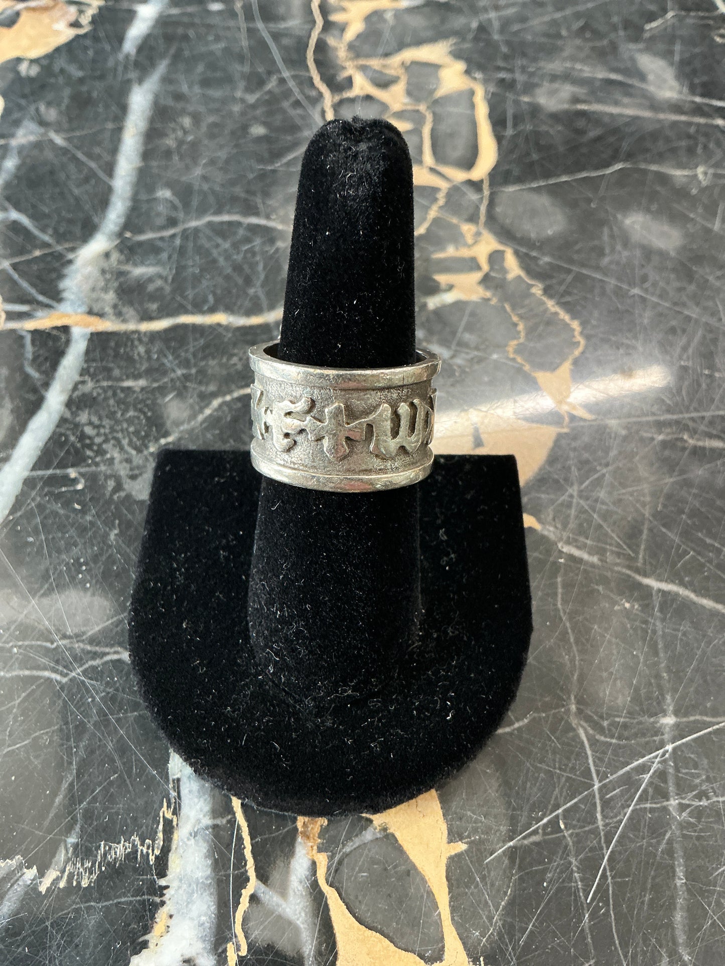 Sterling Silver Lion Ring