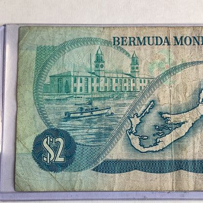 1989 Bermuda Monetary Authority $2 dollar note