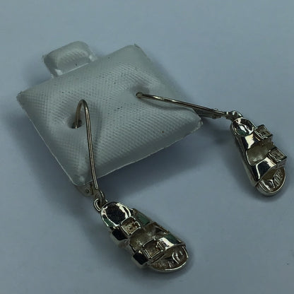 New Fine Sterling Silver 925 Sandals Wire Dangle Earrings