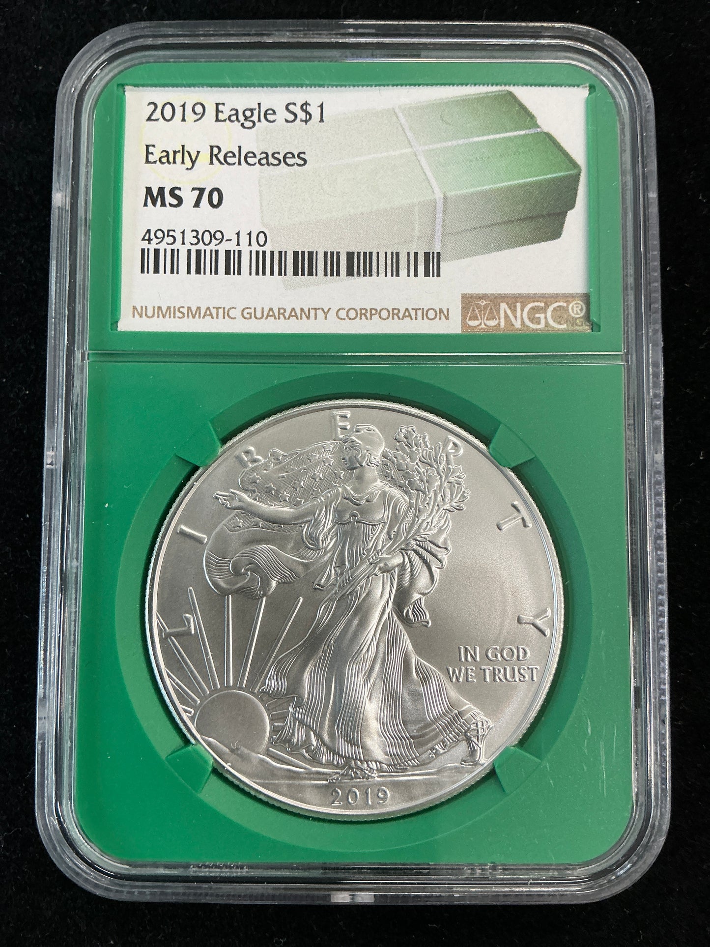 MS70 2019 Silver Eagle