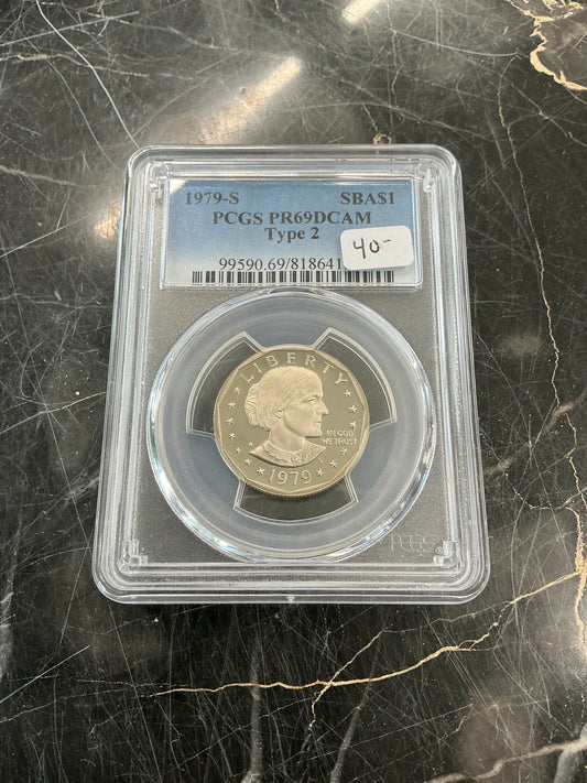 PR69DCAM 1979-S Type 2 Susan B. Anthony $1
