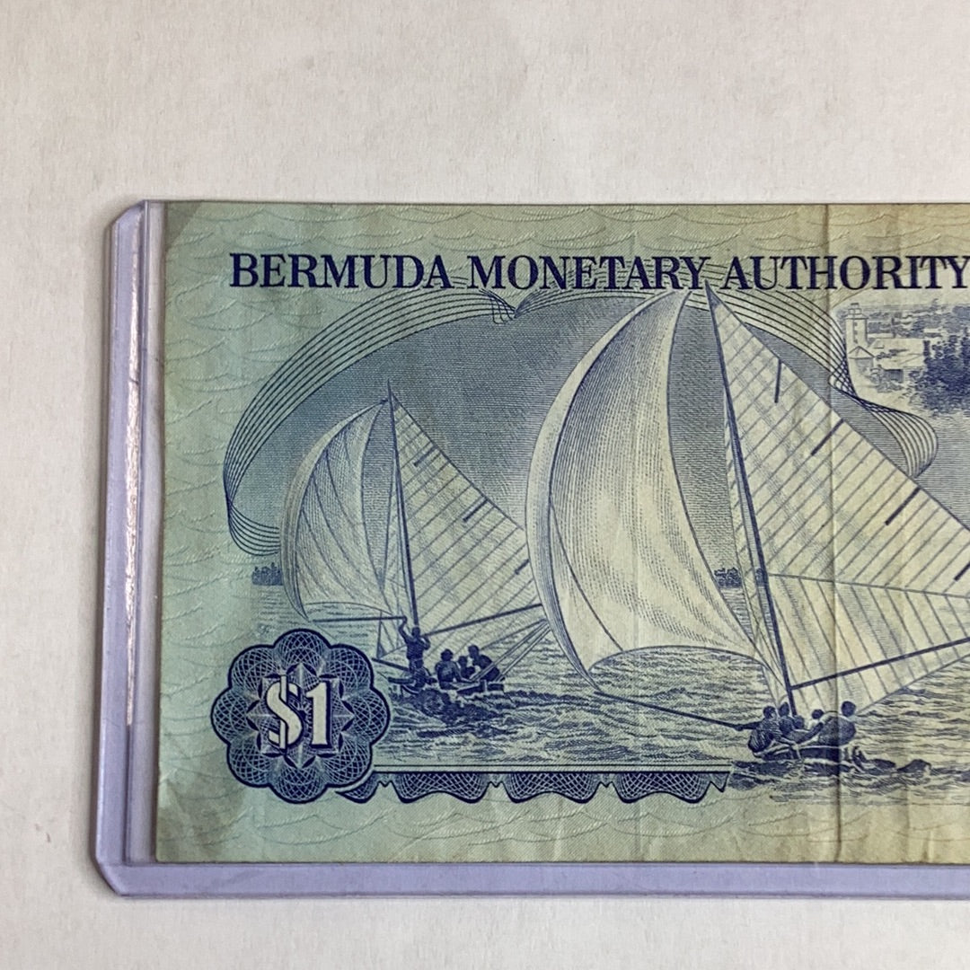 1982 Bermuda Monetary Authority $1 dollar note
