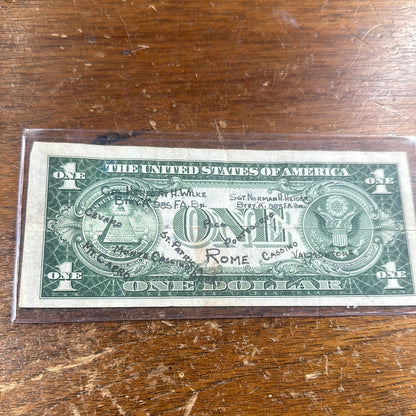 1935-A Soldier Travels $1 Silver Certificate (WW2)