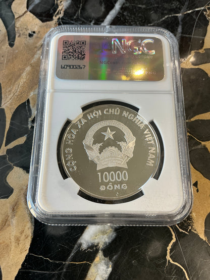 2003 Vietnam S10KD Year of the Goat Colorized PF 69 Ultra Cameo