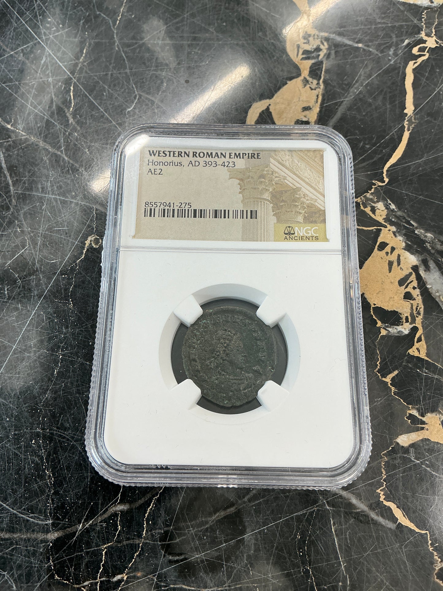 Ancient Coin Western Roman Empire Honorius, AD 393-423