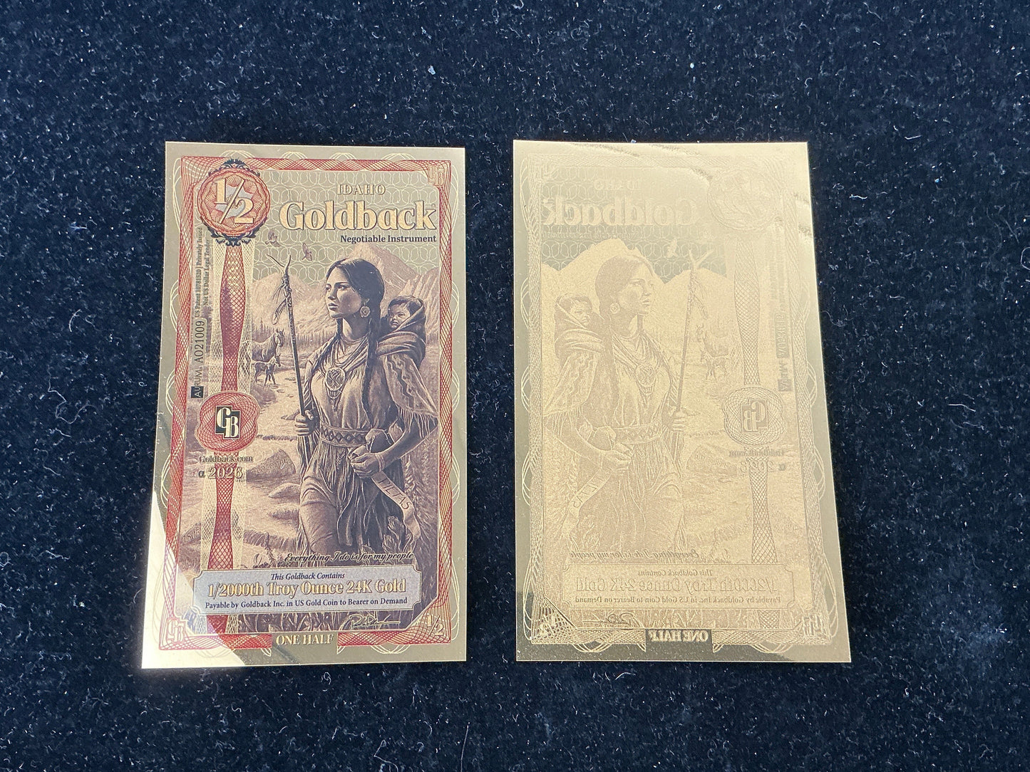 Idaho Fractional Goldback Lot
