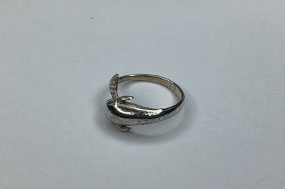 Sterling Silver Dolphin Ring sz. 6.5 - Pawn Man Store