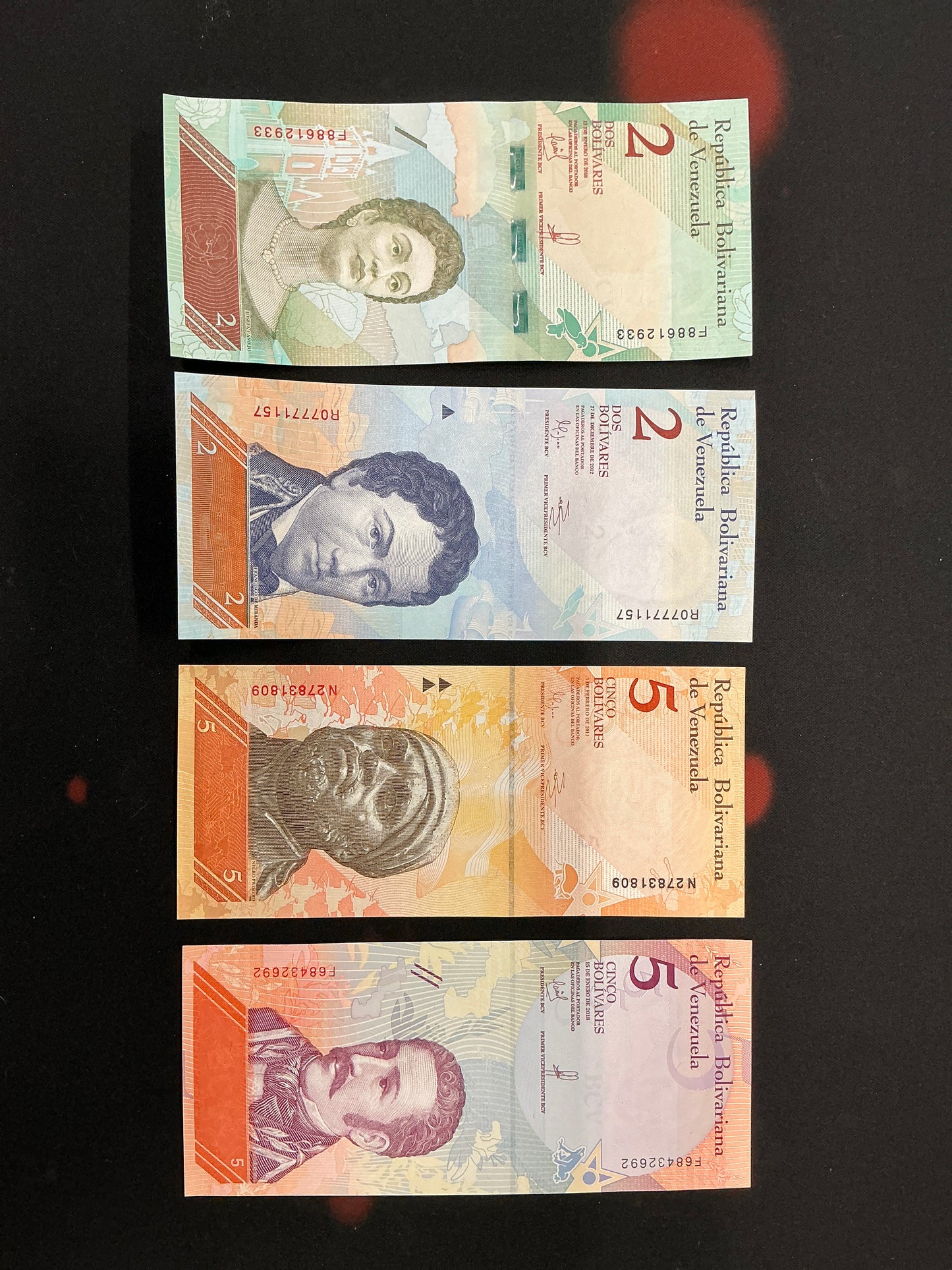 Venezuela Currency Lot of 4