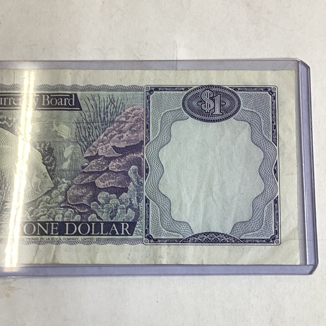 1974 Cayman Islands Currency Board $1 Dollar note