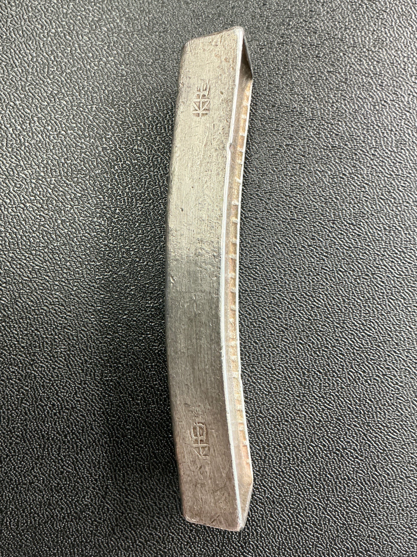 Antique 1800s Annam/Vietnam 10 Lang/Tael Silver Banana Bar 370.4g