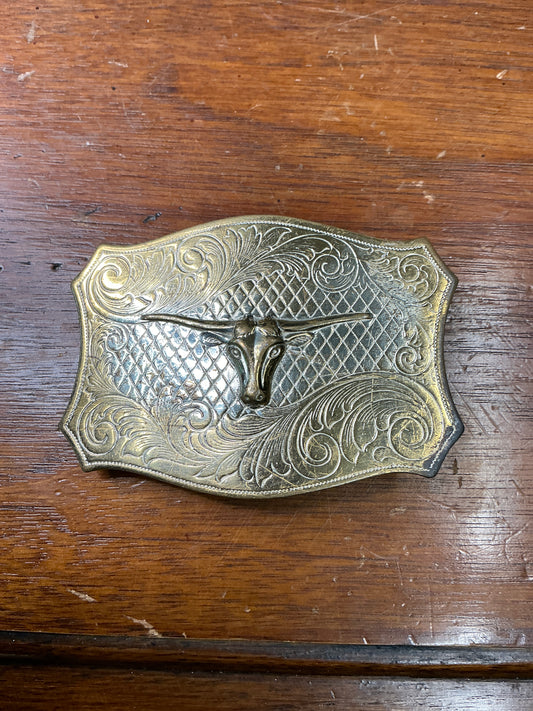 Bull Belt Buckle