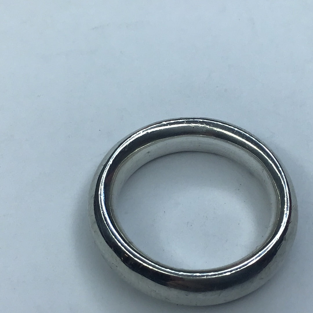 Fine Sterling Silver 925 Thick Heavy 6mm Wide Domed, Comfort Fit Band Style Ring Sz. 7.25