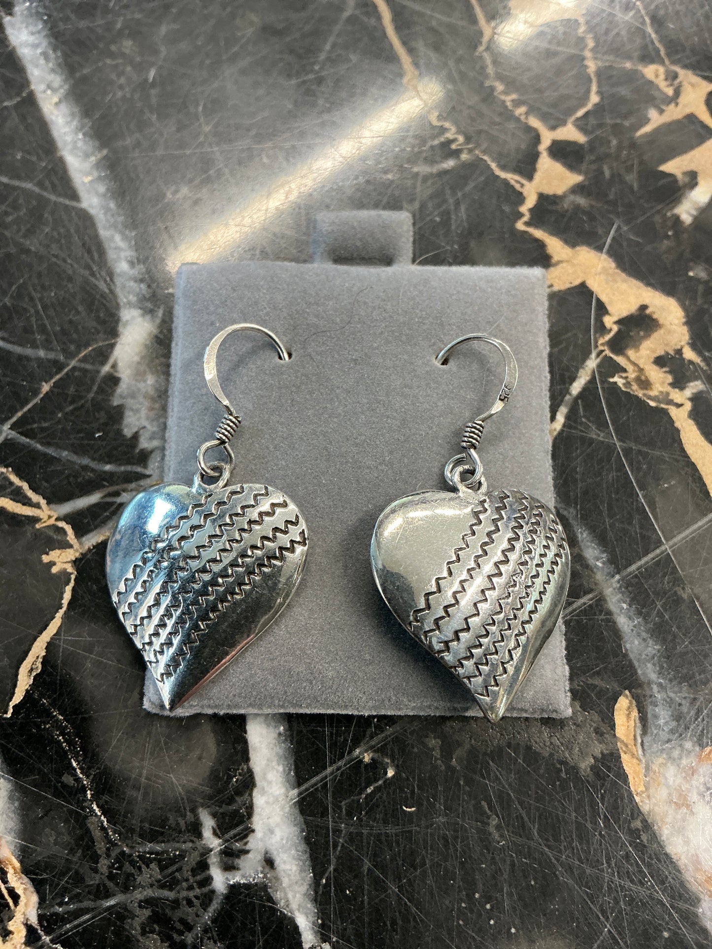 Sterling Silver Heart Earrings