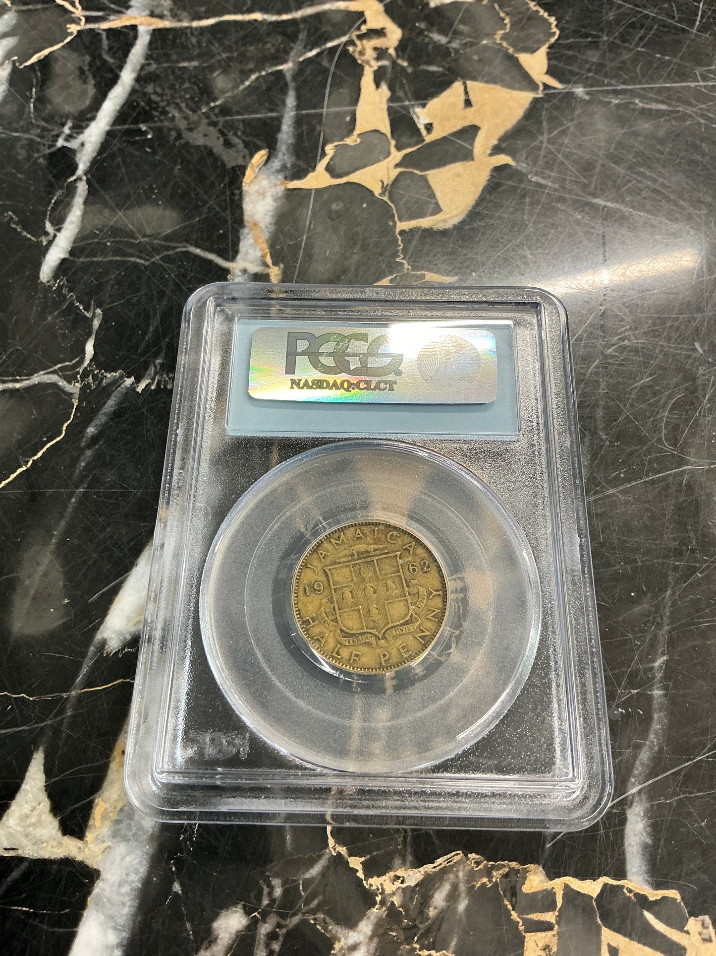 9/11 WTC Ground Zero Recovery Coin Jamaica 1/2 Penny