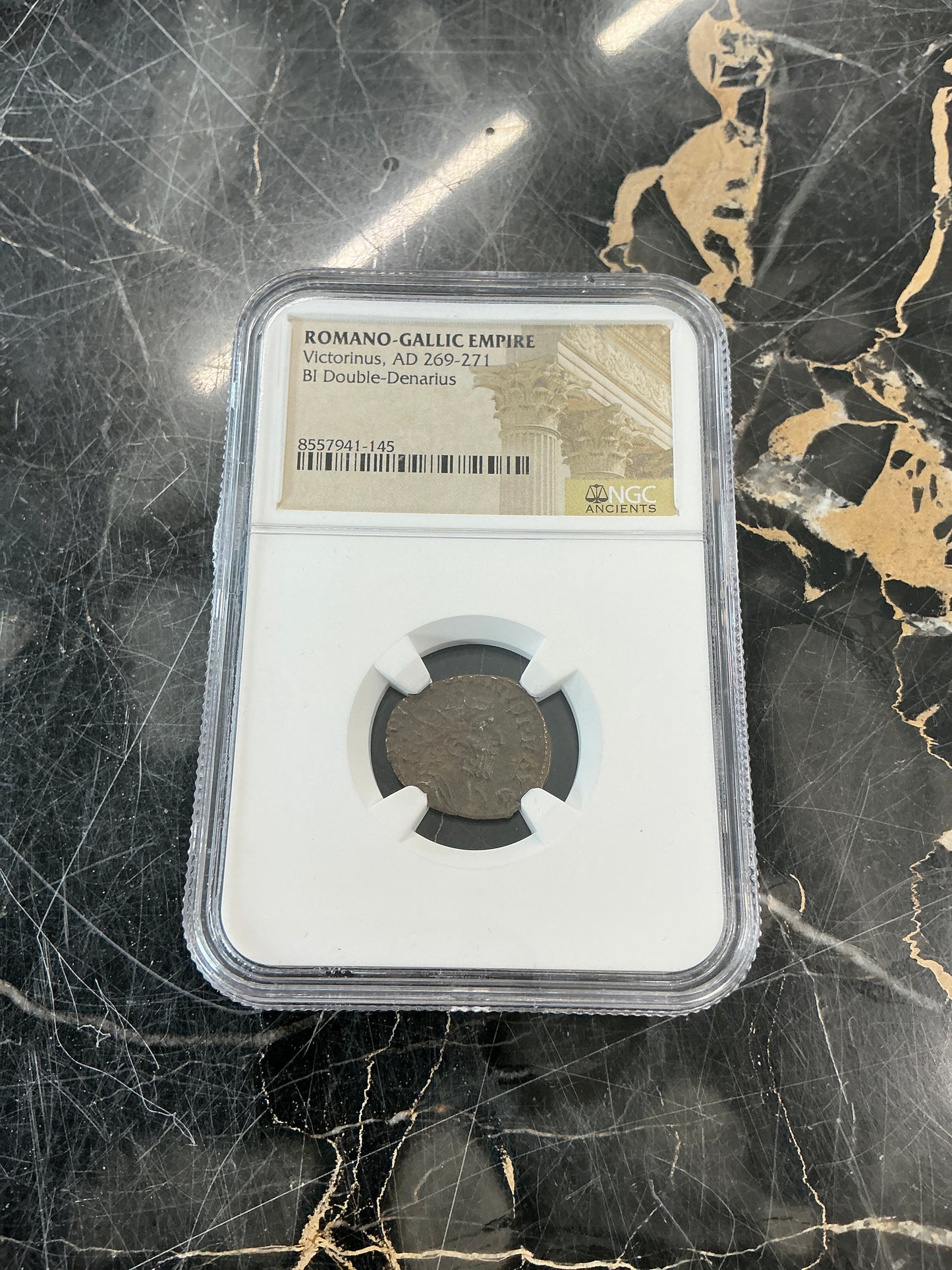 Ancient Coin Romano-Gallic Empire Victorinus, AD 269-271