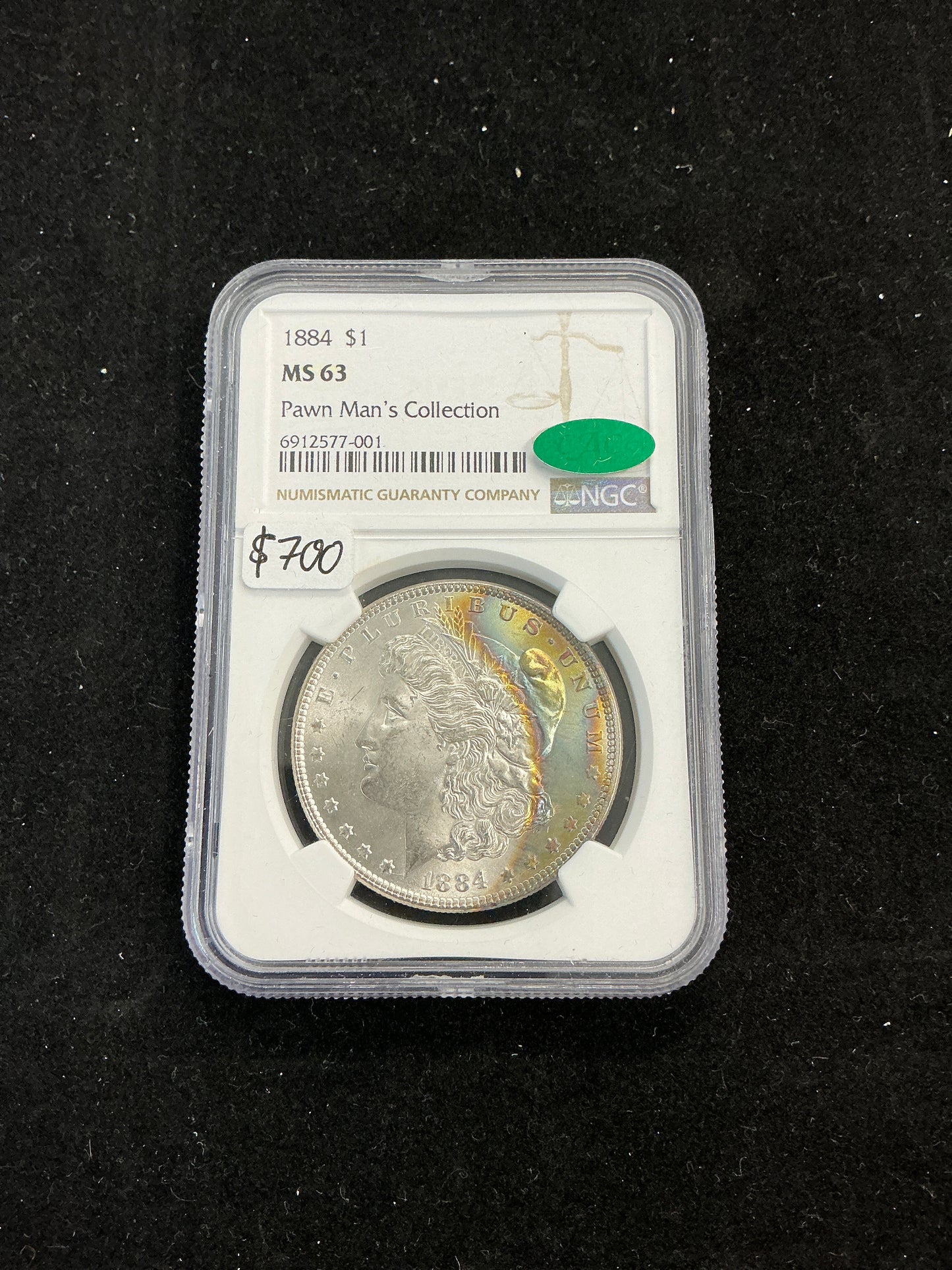 1884 Morgan Silver Dollar MS 63