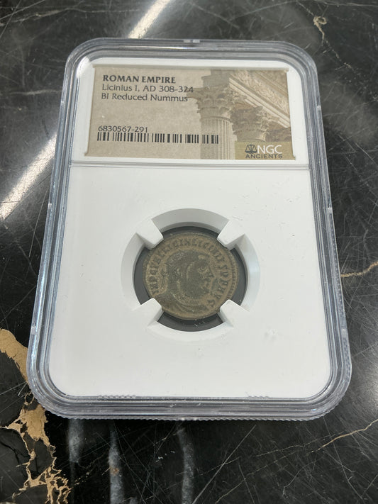 Ancient Coin Roman Empire Licinius I, AD 308-324