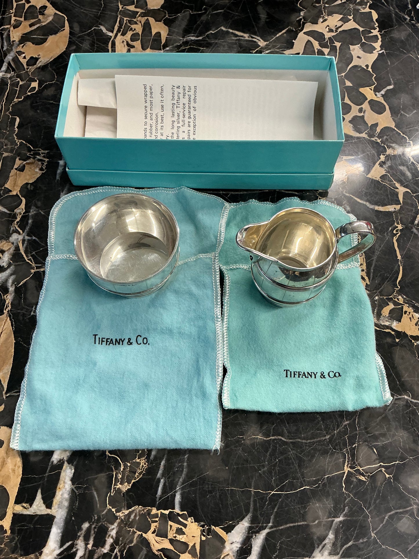 Tiffany & Co. Sterling Silver Creamer Set