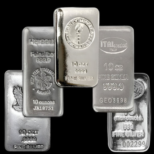10 oz .999 silver bar (our choice of brand) - Pawn Man Store