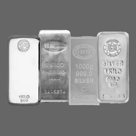 Kilo Silver Bar (Brand Varies)