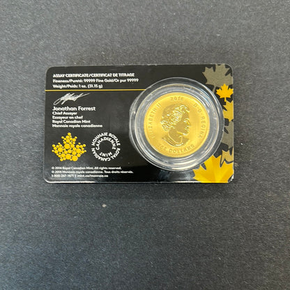 .99999 Gold 1 ounce RCM Call of the wild