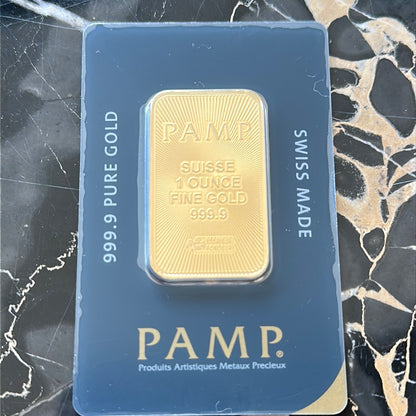 PAMP SUISSE 1 oz of gold .9999