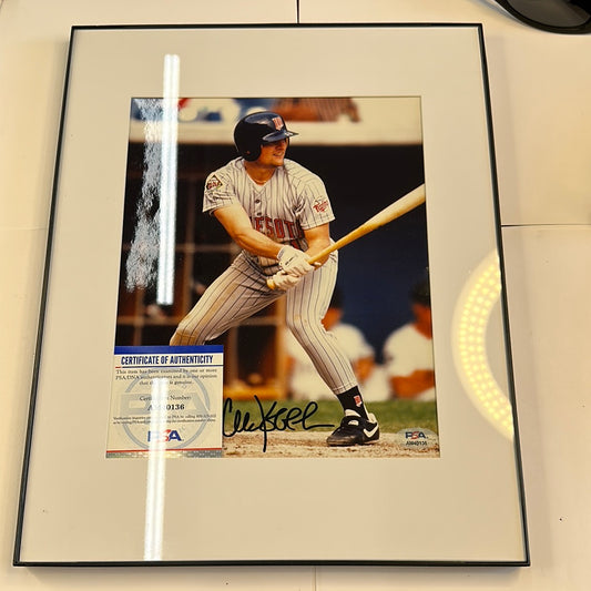 CHUCK KNOBLAUCH Signed 15 x 11 Signed Photo PSA Authentic - Pawn Man Store