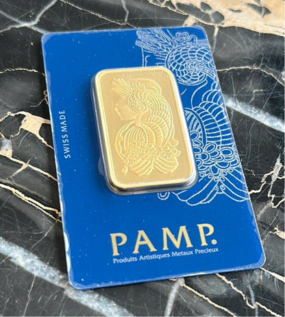 PAMP Lady Fortuna 1 oz .9999 Gold Bar sealed