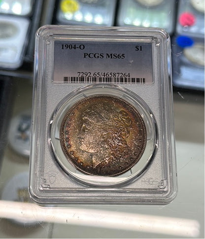 1904-O PCGS MS65 Morgan Silver Dollar ultra tone